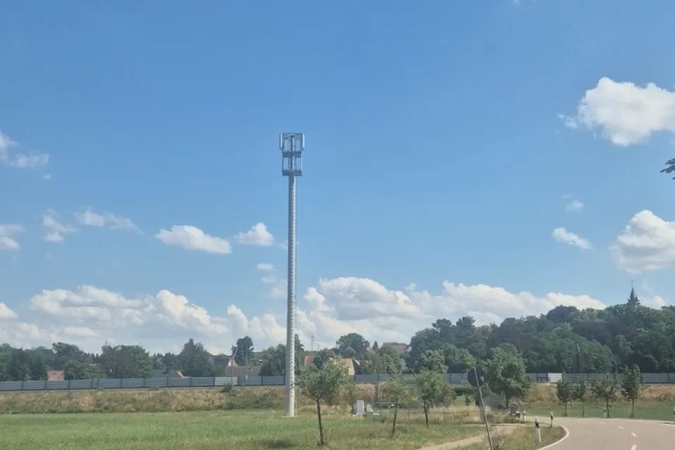 Der Funkmast in Ehrenberg. / © privat
