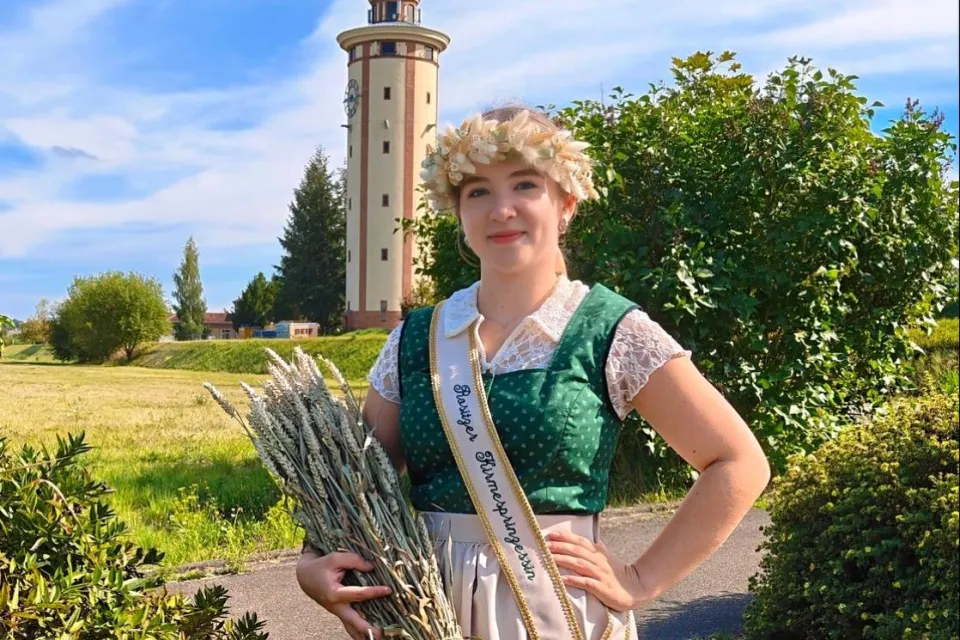 Rositzer Kirmesprinzessin Enie Annelore Ohme. / Foto: © privat