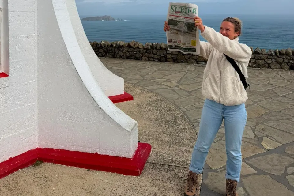 Merle aus dem Altenburger Land nahm den KURIER mit ans andere Ende der Welt – nach Neuseeland. / ©privat